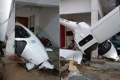 VIDEO of glider flying and falling in Jharkhand
