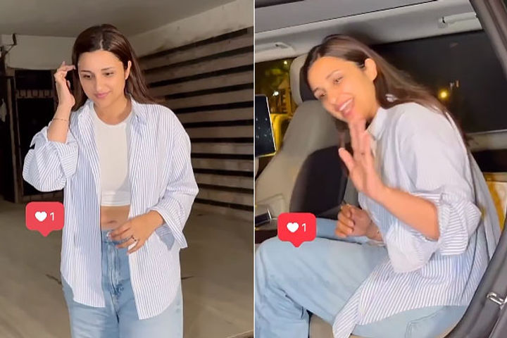 Silver band seen in ring finger discussion of Parineetis engagement intensified on social media