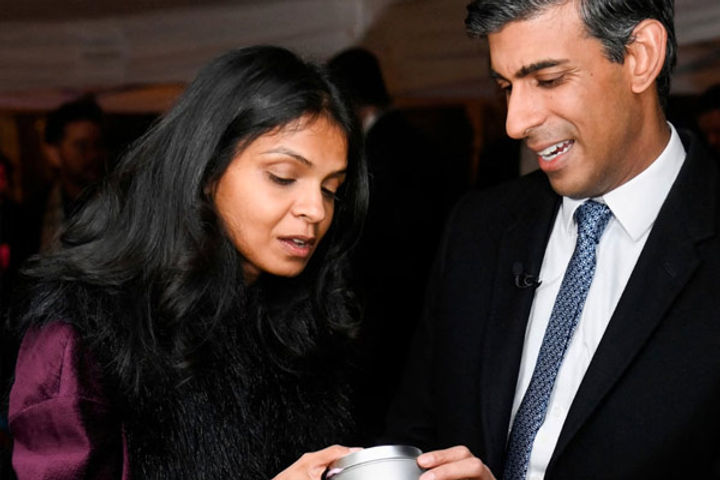 Akshata Murthy lost more than Rs 500 crore in a day Akshata Murthy lost more than Rs 500 crore in a day