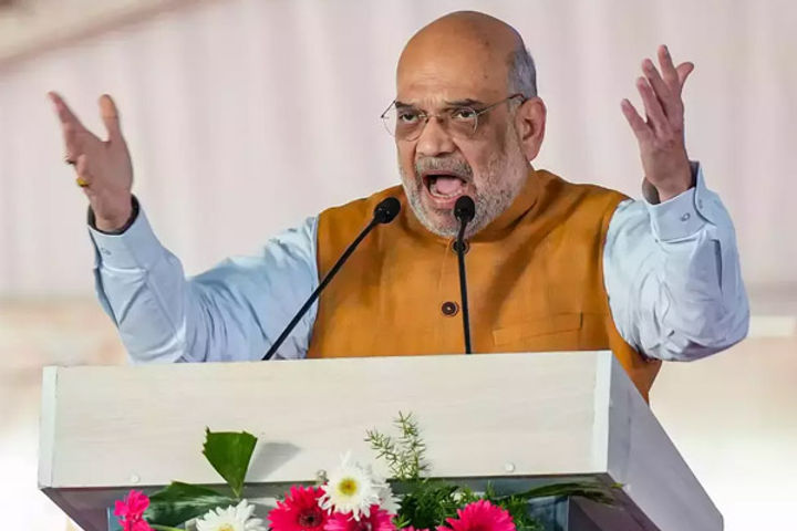 union home minister said 4 percent muslim reservation is appeasement politics of congress