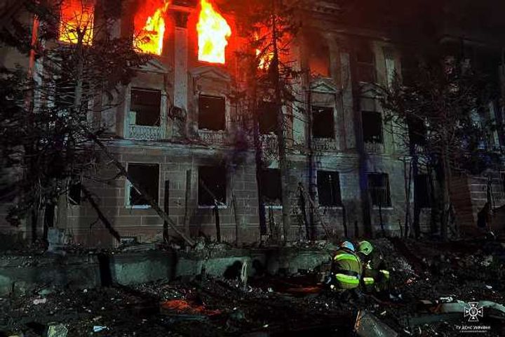 Russia fires 23 missiles at Ukrainian cities 16 killed 10 buildings damaged