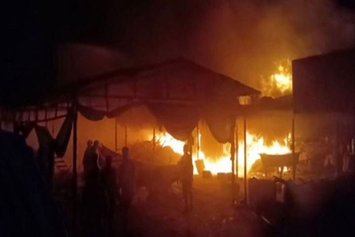 Fire breaks out at fiber boat factory in Kakinada, 40 boats gutted