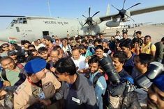 121 indians evacuated from sudan pilot lands plane on dilapidated runway wearing night vision goggle