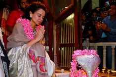 actress kangana ranaut in haridwar