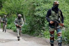 five army soldiers were martyred in an encounter with terrorists in rajouri
