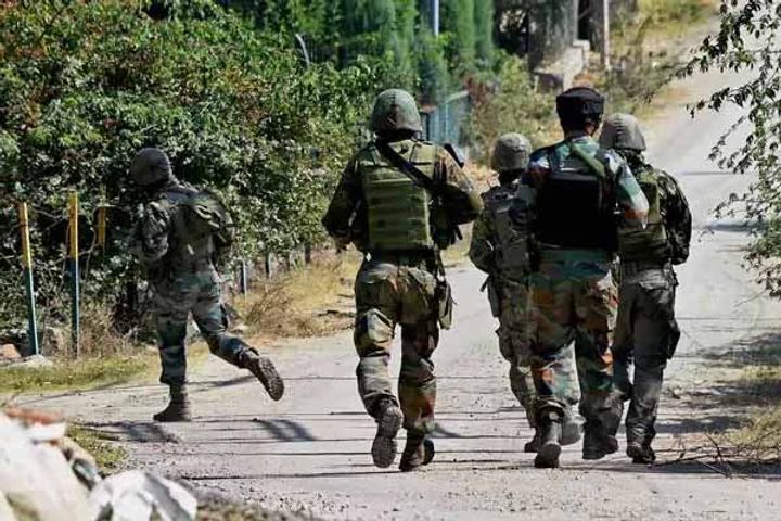 encounters between security forces and terrorists are ongoing in two locations in jammu and kashmir