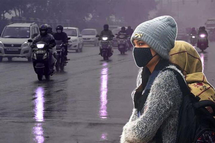 heavy rain started again in delhi ncr temperature drop due to cold winds