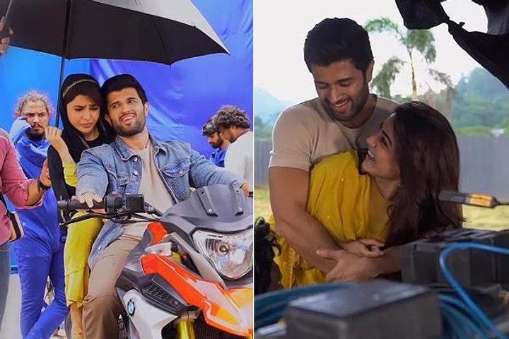 vijay devarakonda shares reel with samantha