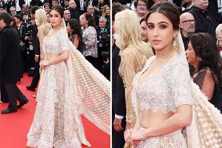 sara ali khan debuts at cannes film festival