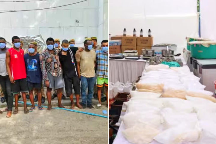 drug consignment worth rs 300 crore seized in greater noida 9 nigerians arrested