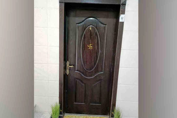 indian jailed for drawing swastika on gate of house in saudi arabia