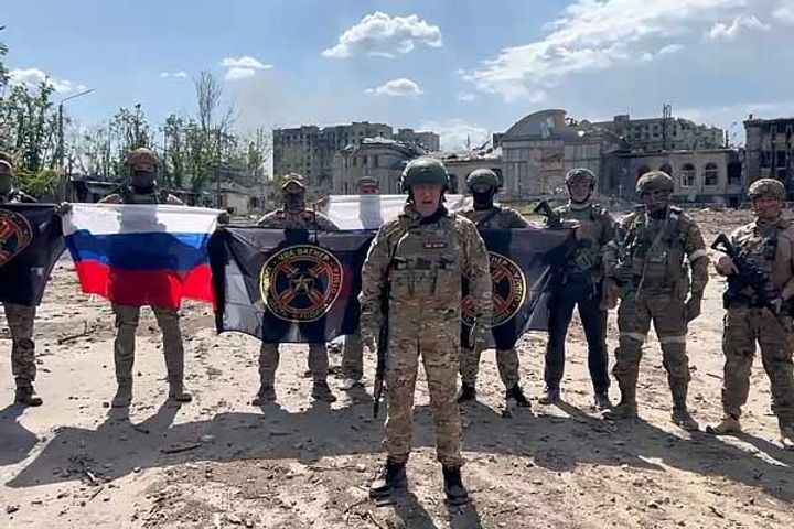 russia captures ukraines bakhmut city putin congratulates wagner group