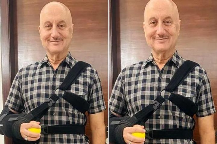anupam kher injured during the shooting of vijay 69