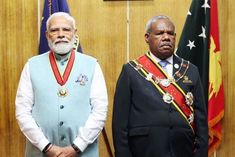 fiji papua new guinea and republic of palau honored prime minister modi