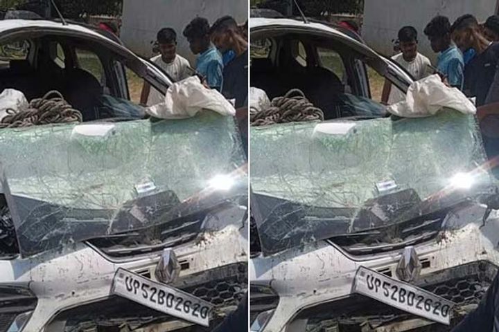 the family was going for upnayan sanskar five died in a collision with a truck