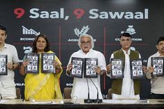 congress asked 9 questions on completion of 9 years of modi government