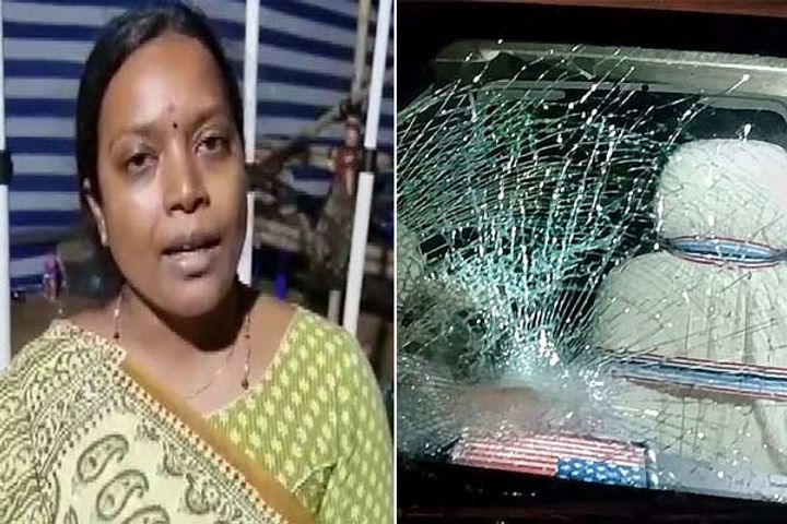 minister birbaha hansdas convoy attacked in west bengals jhargram