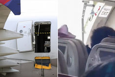 the plane was at a height of 700 feet the passenger opened the emergency door 200 people were on boa