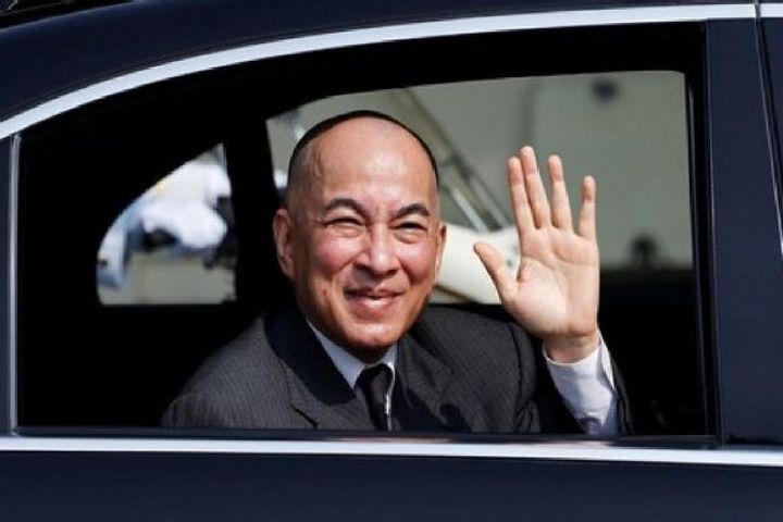 cambodian king norodom sihamoni on state visit to india