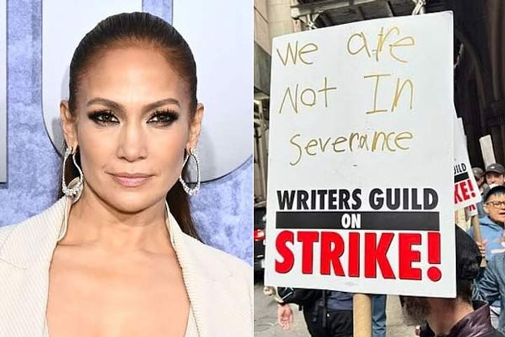 writers on strike in hollywood shooting of many films and shows halted