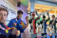 issf junior world cup dhanush wins gold in mens 10m air rifle event