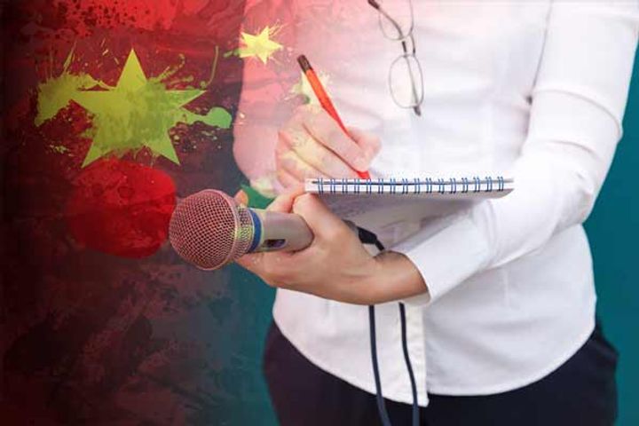 indian journalists are not allowed to live in china