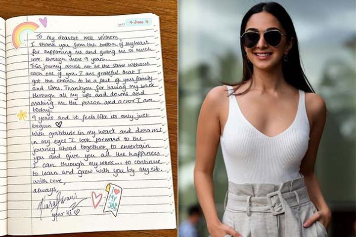kiara advani completes 9 years in the industry