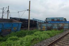 goods train derailed between thadi and ankapalle