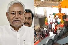 big lapse in nitish kumars security bike rider entered during morning walk
