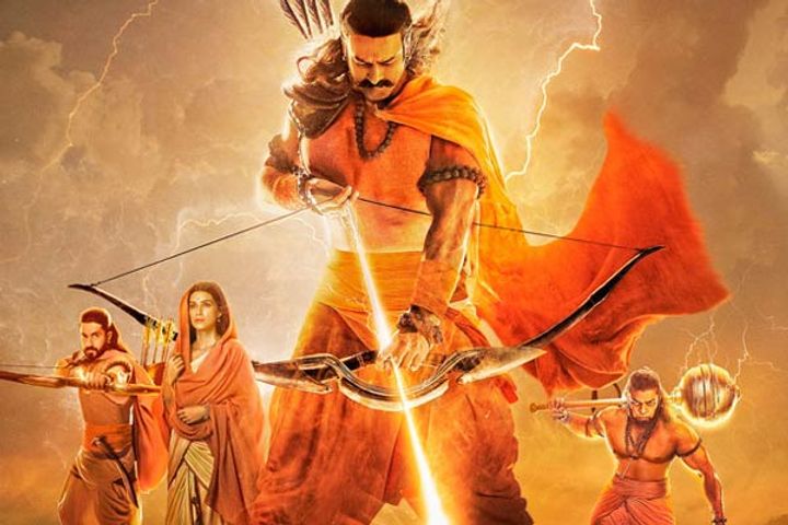 adipurush released in theatres audience chanted jai shri ram