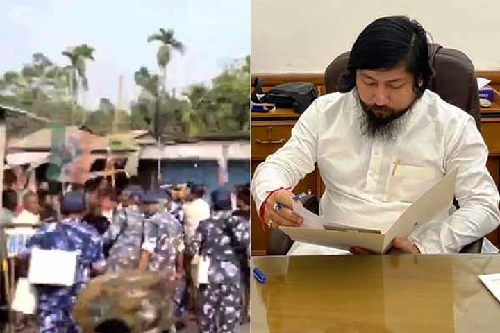 union minister nisith pramanik attacked in west bengal