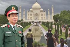 vietnams defense minister was taken to taj mahal by an illegal guide