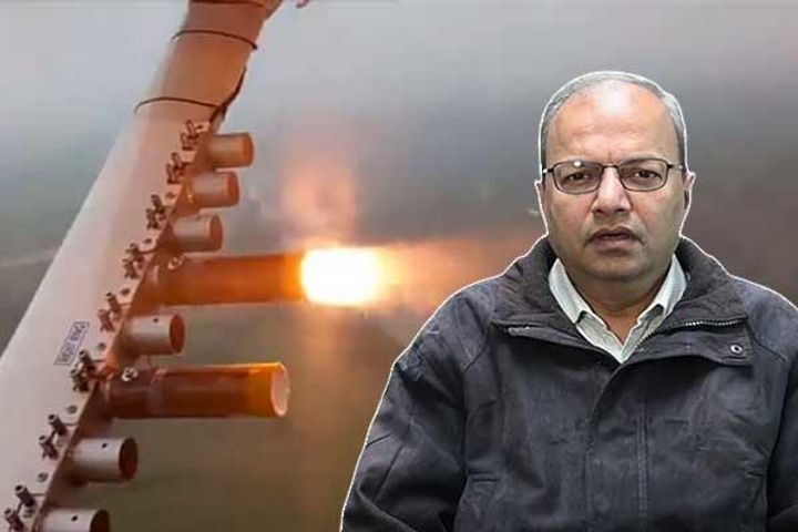 artificial rain made from cloud seeding from a height of five thousand feet