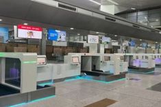 self baggage drop facility will be available at the airport