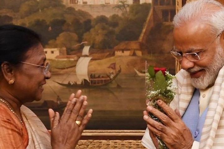 prime minister modi met president murmu
