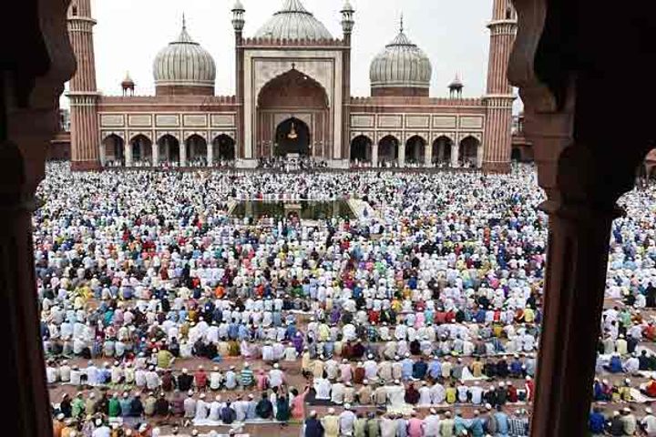 eidulazha prayers offered at delhis jama masjid eidulazha prayers offered at delhis jama masjid