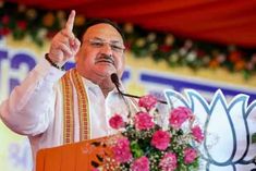 BJP National President JP Nadda in Bharatpur today