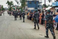 action of manipur security forces killed two rioters