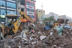 hanuman temple and mazar removed despite protests in delhis bhajanpura