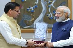 chief minister pushkar singh dhami met prime minister narendra modi in delhi
