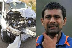 former indian cricketer praveen kumar met with a car accident