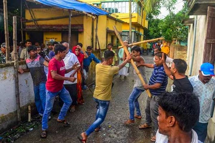 repolling underway at 696 booths in bengal