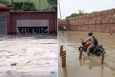flood situation in delhi red fort closed for tourists