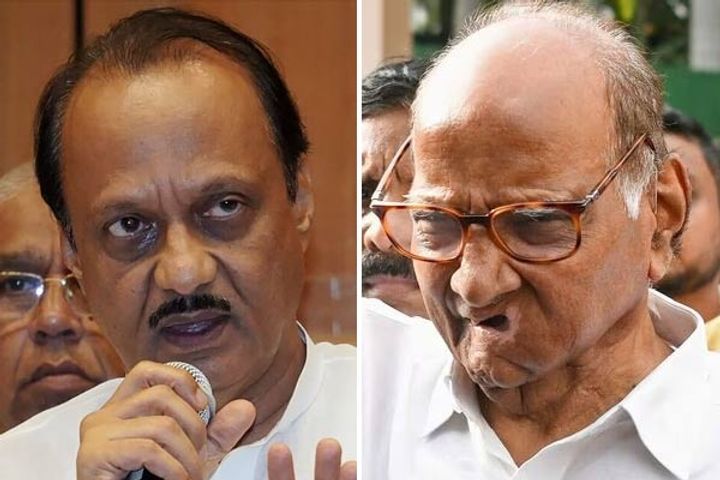 cm ajit pawar reached to meet sharad pawar after rebellion