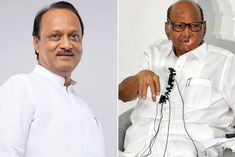 ajit and his faction leaders reached to meet sharad pawar for the second consecutive day