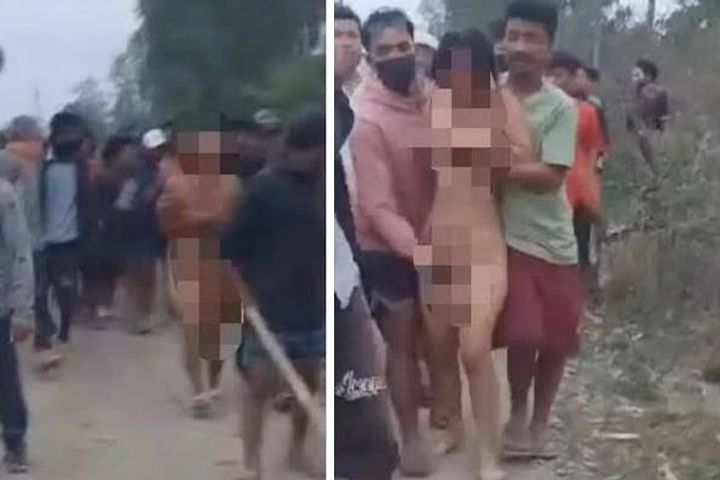 2 women paraded naked by miscreants in manipur
