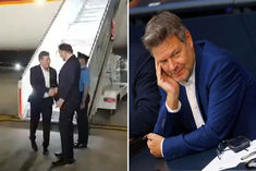 germanys vice chancellor robert habeck arrived on a threeday visit to india