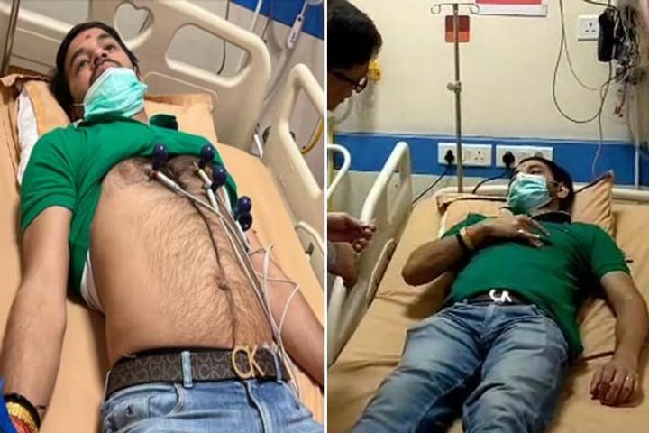 minister tej prataps health deteriorated admitted in icu