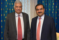 gautam adani meets sri lankan president ranil wickremesinghe