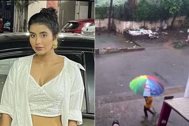 charu asopa stuck on the sets of the show due to heavy rains in mumbai charu asopa stuck on the sets of the show due to heavy rains in mumbai